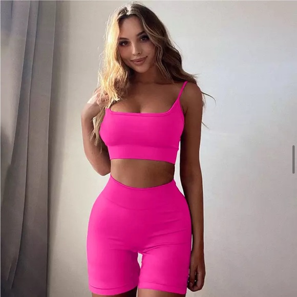 Pink workout set new - Picture 2 of 2